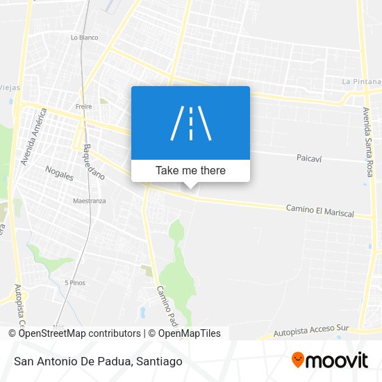 San Antonio De Padua map