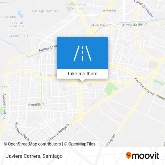 Javiera Carrera map