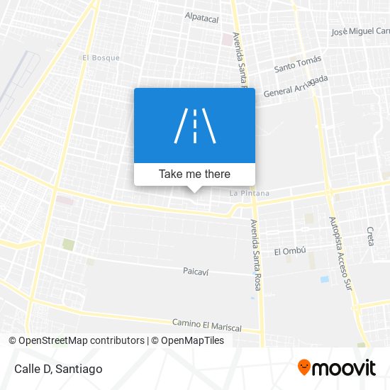 Calle D map