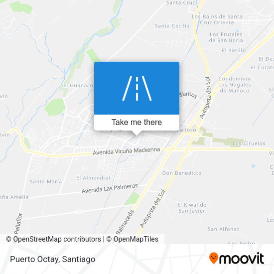 Mapa de Puerto Octay