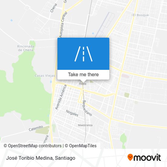 José Toribio Medina map