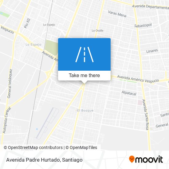 Mapa de Avenida Padre Hurtado