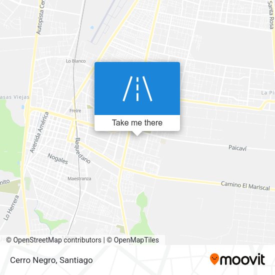 Mapa de Cerro Negro