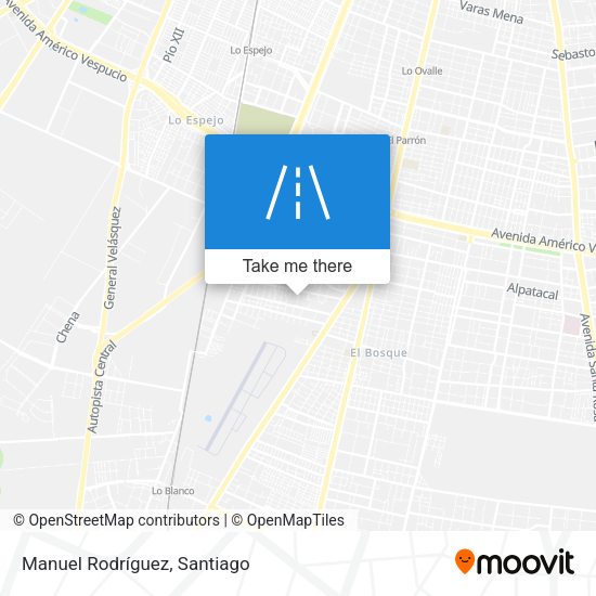 Mapa de Manuel Rodríguez