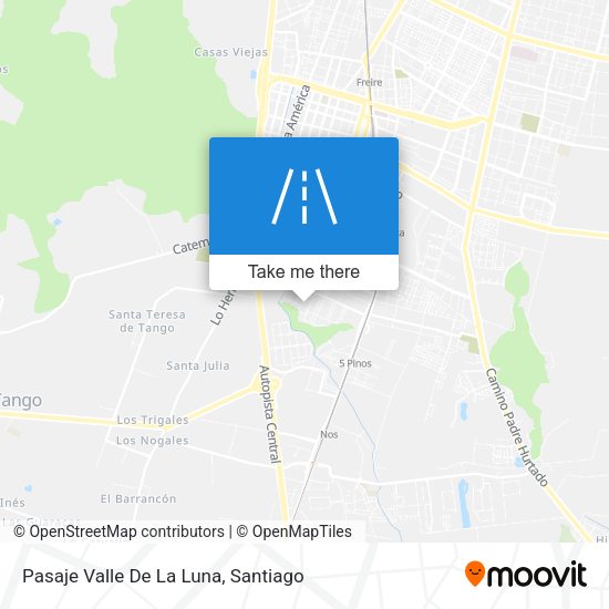 Mapa de Pasaje Valle De La Luna