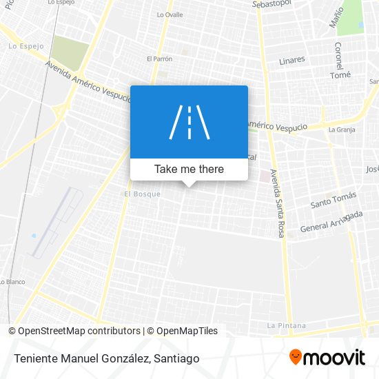 Teniente Manuel González map