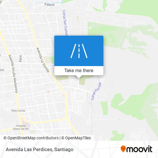 Avenida Las Perdices map