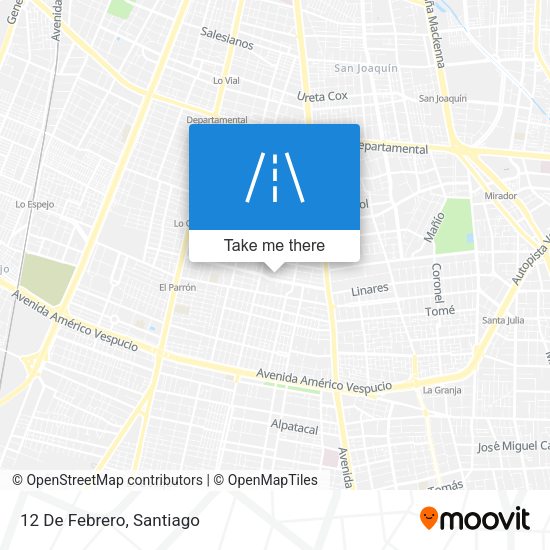 Mapa de 12 De Febrero