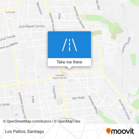 Mapa de Los Paltos
