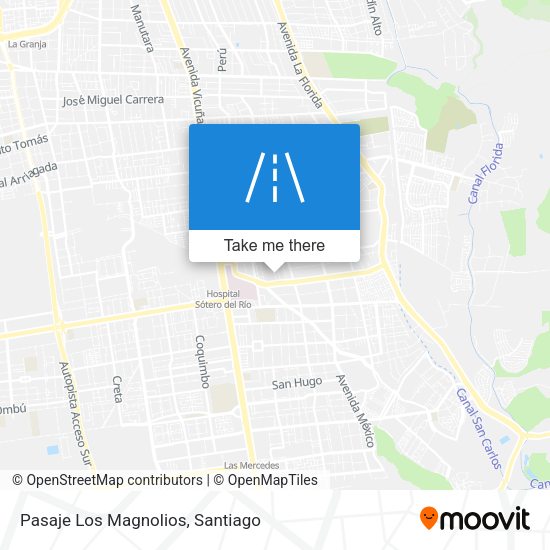 Mapa de Pasaje Los Magnolios