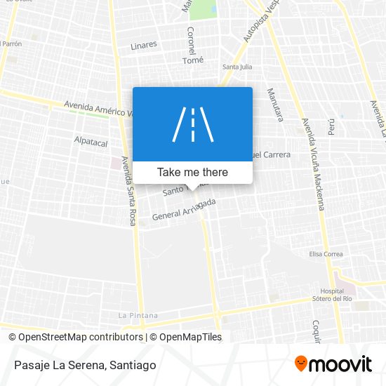 Pasaje La Serena map