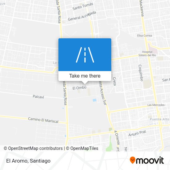 Mapa de El Aromo