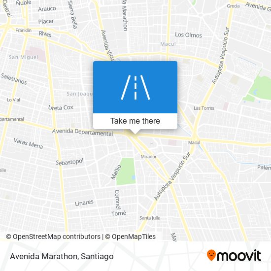 Avenida Marathon map