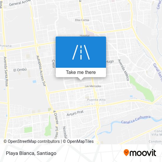 Mapa de Playa Blanca