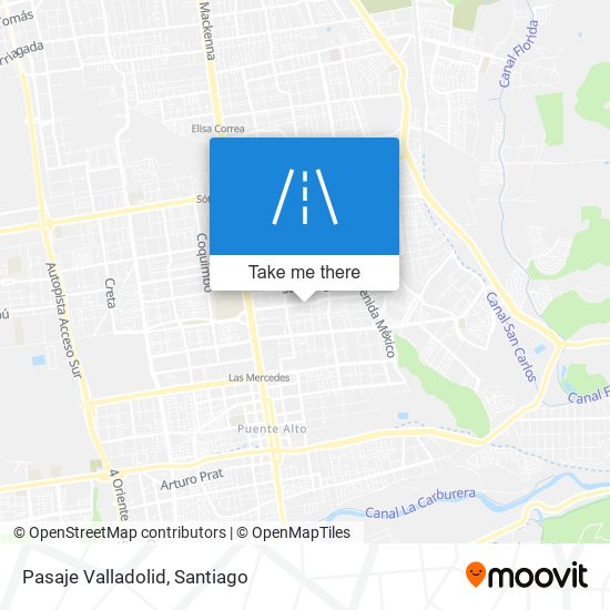 Pasaje Valladolid map