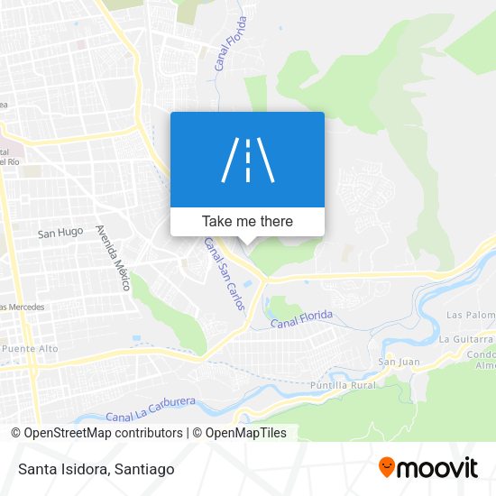 Mapa de Santa Isidora