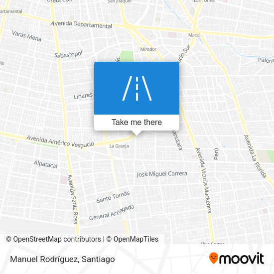 Manuel Rodríguez map