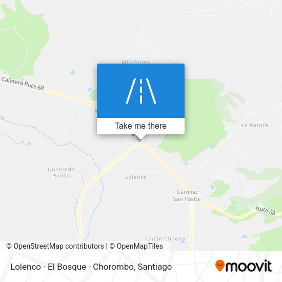 Mapa de Lolenco - El Bosque - Chorombo