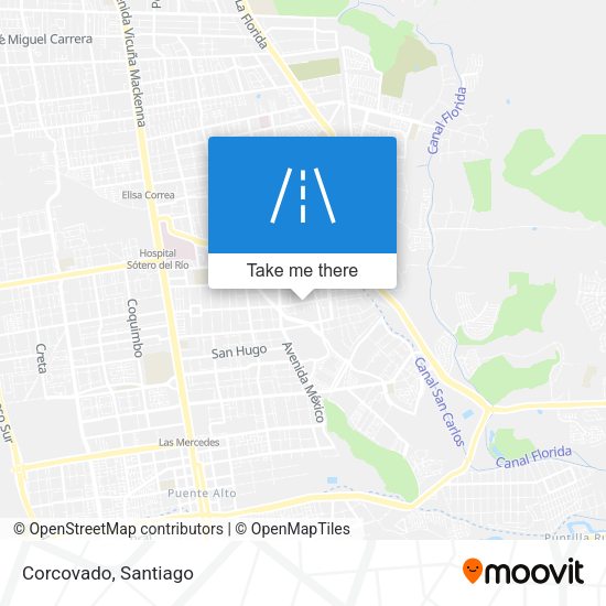 Mapa de Corcovado