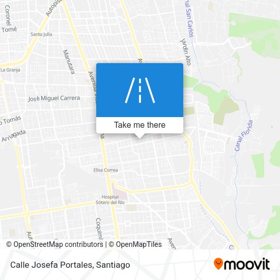 Mapa de Calle Josefa Portales