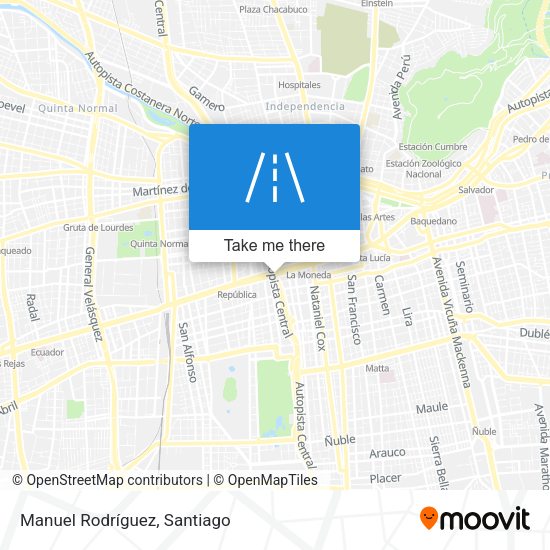 Manuel Rodríguez map