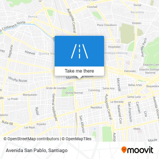 Avenida San Pablo map