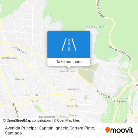 Avenida Principal Capitán Ignacio Carrera Pinto map