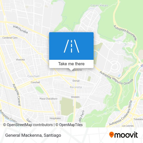 Mapa de General Mackenna