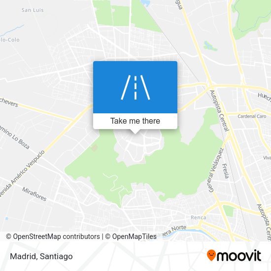 Madrid map