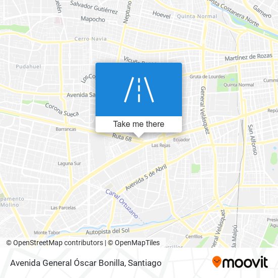 Mapa de Avenida General Óscar Bonilla