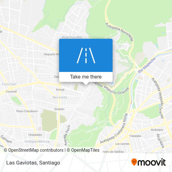 Las Gaviotas map