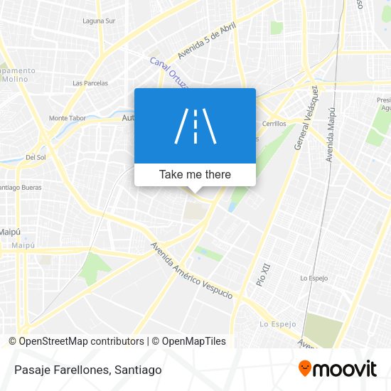 Mapa de Pasaje Farellones
