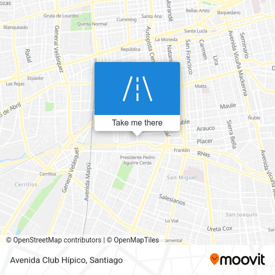 Mapa de Avenida Club Hípico