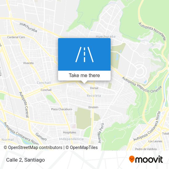 Calle 2 map