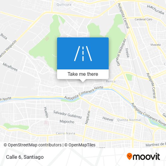 Calle 6 map