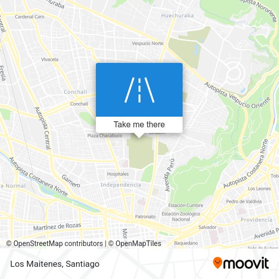 Mapa de Los Maitenes