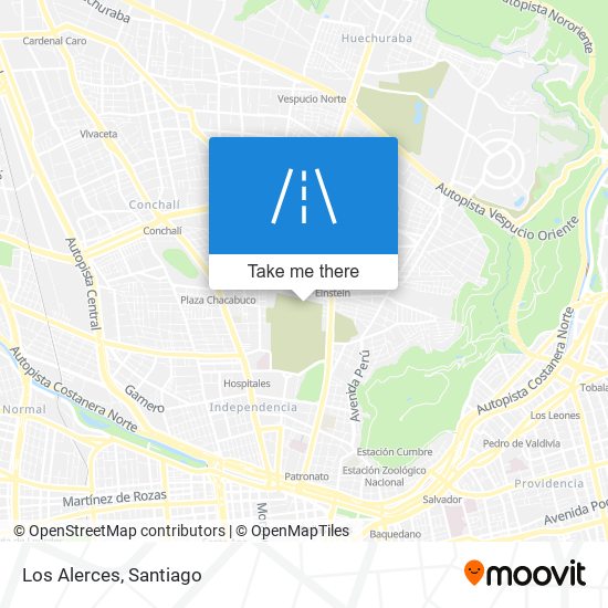 Los Alerces map