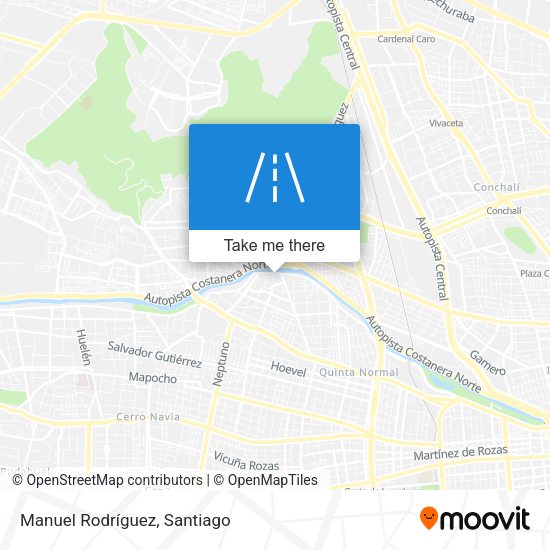 Manuel Rodríguez map