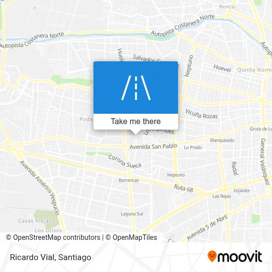 Ricardo Vial map