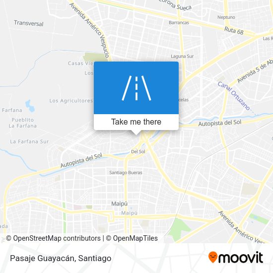 Pasaje Guayacán map