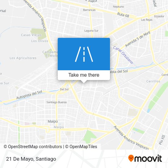 Mapa de 21 De Mayo