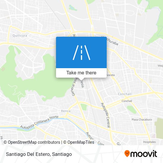 Mapa de Santiago Del Estero