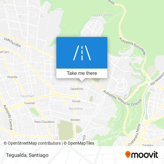 Tegualda map