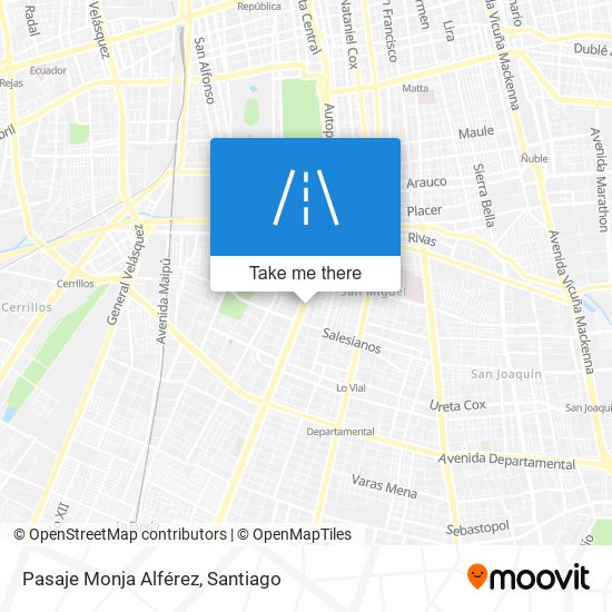 Pasaje Monja Alférez map