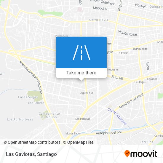 Las Gaviotas map