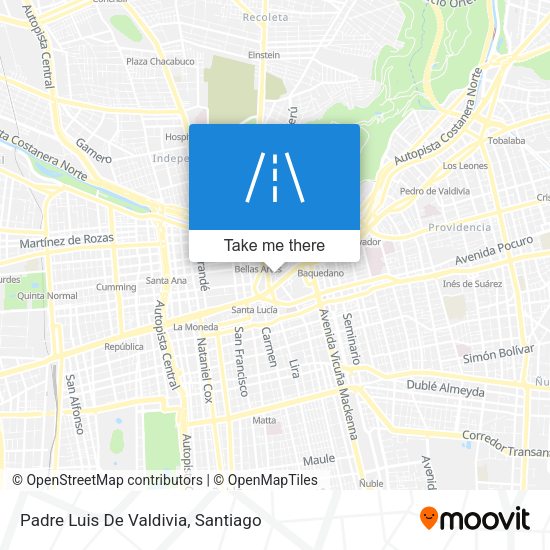 Mapa de Padre Luis De Valdivia