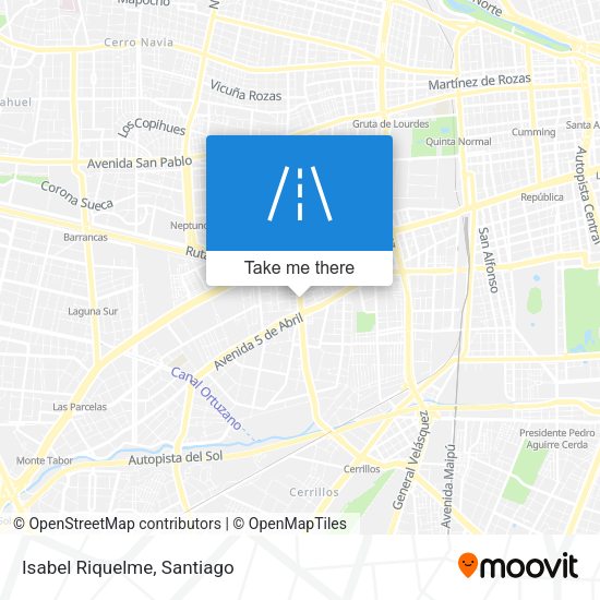 Mapa de Isabel Riquelme