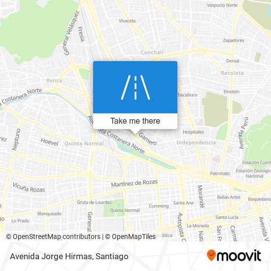 Avenida Jorge Hirmas map