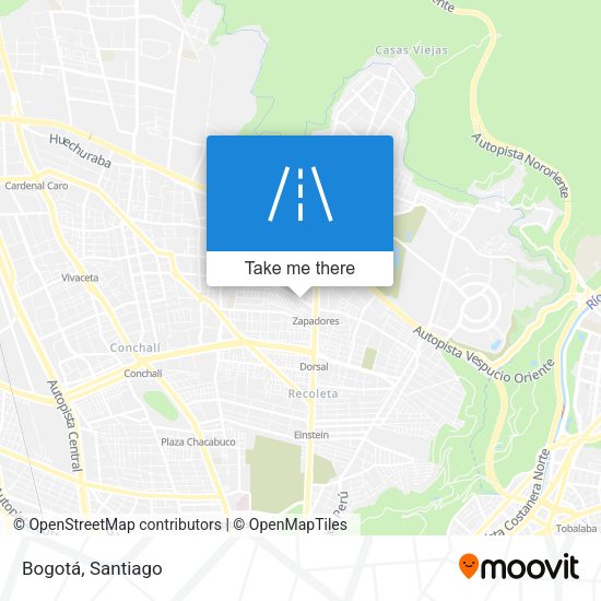 Mapa de Bogotá