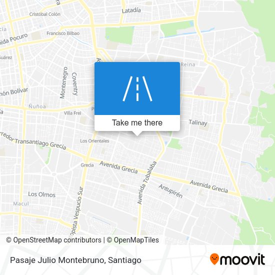 Mapa de Pasaje Julio Montebruno